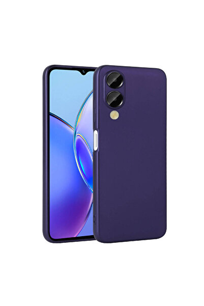 BUTAM BİLİŞİM جراب Vivo Y17S غطاء سيليكون بريميير - أزرق داكن