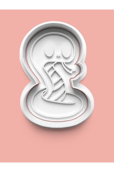 AKTASTORE قالب بسكويت على شكل ثعبان كوبرا وقالب عجينة السكر