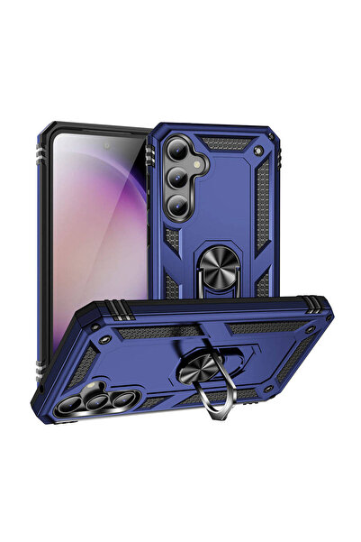 BUTAM BİLİŞİM حافظة فيجا متوافقة مع هاتف جالاكسي S23 FE - أزرق