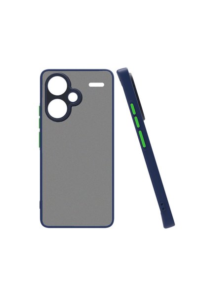 BUTAM BİLİŞİM Xiaomi Redmi Note 13 Pro Plus 5g Compatible Case Hux Cover-Navy...