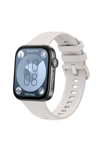 BUTAM BİLİŞİM ساعة Huawei Watch Fit 3 Band Series الكلاسيكية بحزام من السيليك...