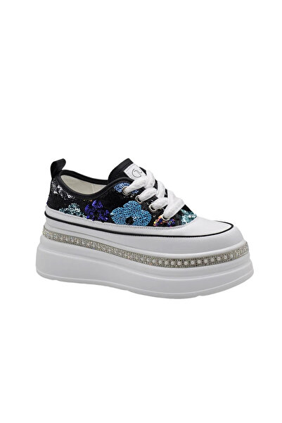 Guja Siyah Yüksek Taban Kadın Sneaker 25Y423-6 Z