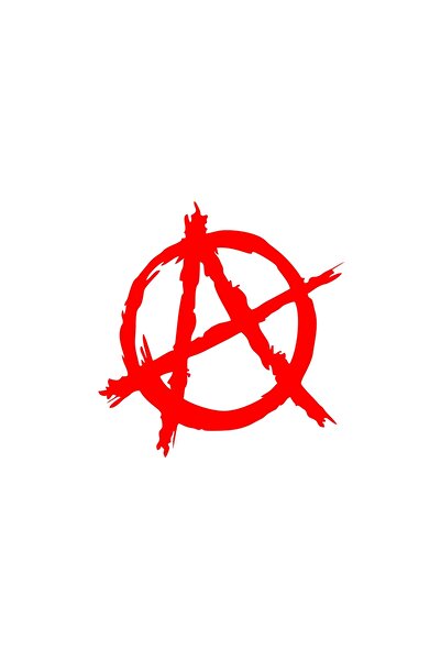 Reysa Tasarım ملصق سيارة أيقونة الفوضى مقاس 17 × 17 سم باللون الأحمر