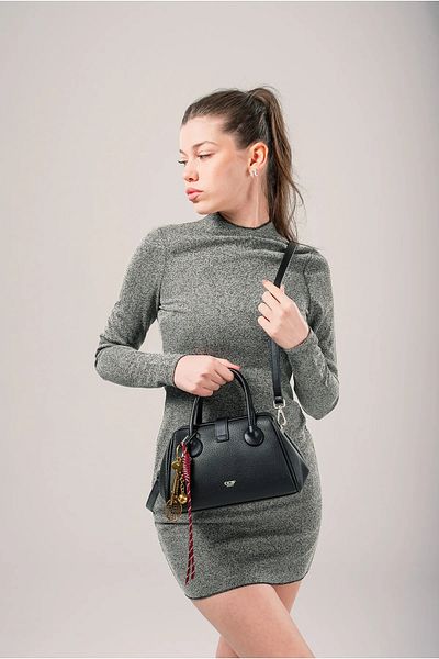 ÇÇS Black Women's Hand and Shoulder Bag 18035