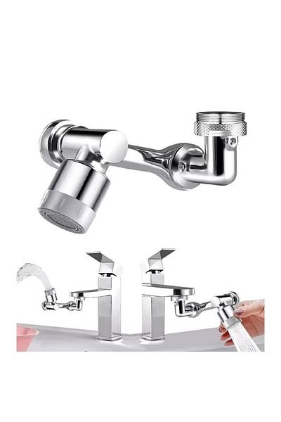 OEM Prelungitor rotativ pentru robinet, adaptor universal pentru robinet, rotație 1080°, funcție de economisire a apei