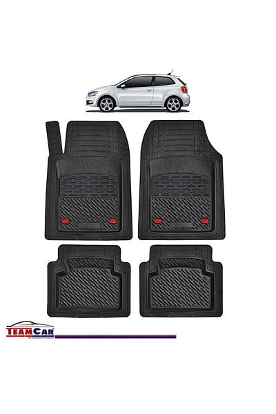 TEAMCAR ® Car Mats Tray Type Volkswagen Polo Mk5 (6R/6C) Hatchback 3 doors (2009–2017)