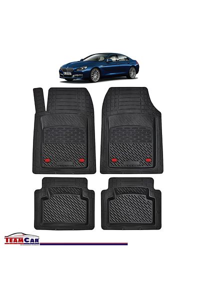 TEAMCAR ® Car Mats Tray Type Compatible With Bmw 6 Series F06 Gran Coupé (2012–2018)