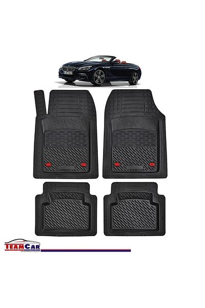 TEAMCAR ® Car Mats Tray Type Compatible With Bmw 6 Series F12 Convertible (2011–2018)