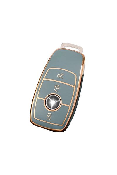 OEM Gray key case for Mercedes A C E S G Class GLC CLE CLA GLB GLS W177 W205 W213 W222 X167 AMG