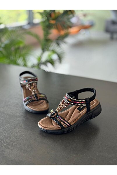 DİVA Μαύρη Πέτρα Ορθοπεδικό Γυναικεία Casual Σανδάλια