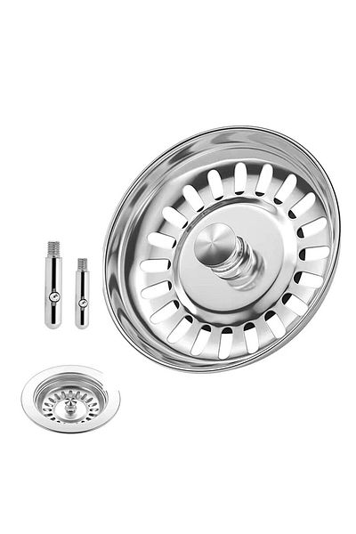OEM Kitchen Sink Drain Strainer, Anti-Clogging Protection Drain Siphon Sink, Bathtub,