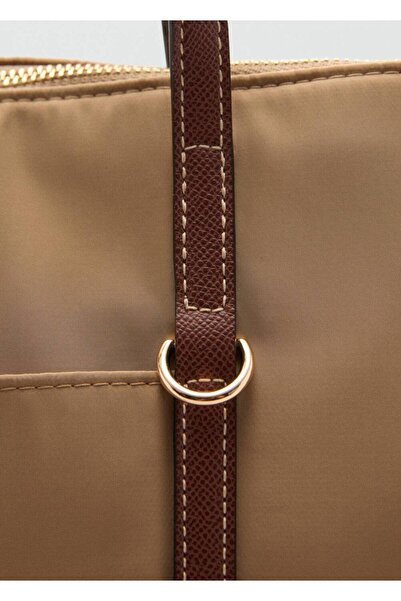 MANGO Woman Çift saplı shopper çanta