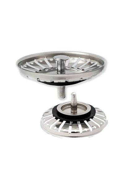 OEM Sink strainer, PrzydaSie.pl, Steel, 8 cm, Silver