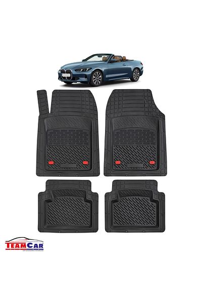 TEAMCAR ® Car Mats Tray Type Compatible With Bmw 4 Series G23 Convertible (2021–2025)