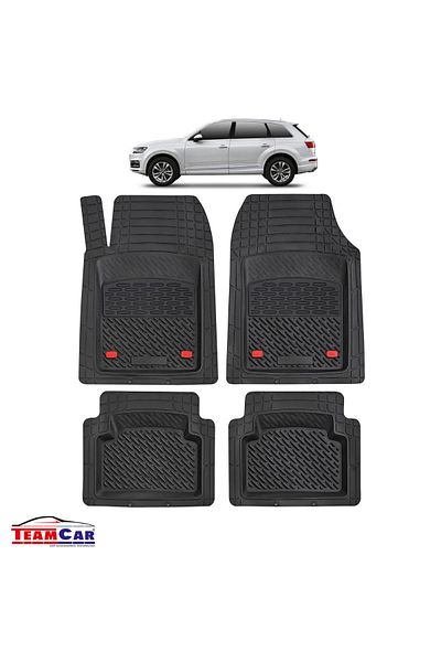 TEAMCAR Covorașe auto tip tavă compatibile cu Audi Q7 4m SUV (2015–2025)