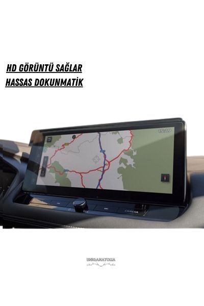 UniqAnatolia Nano Screen Protector Compatible with Nissan Qashqai 2025 Navigation and Multimedia