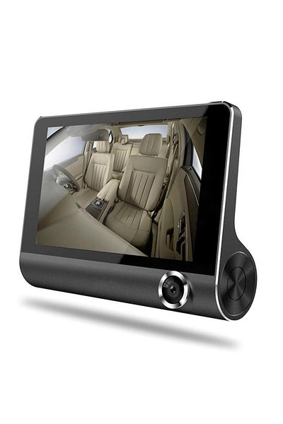 OEM Cameră DVR auto, Full HD cu 3 camere, față, spate, interior, senzor G, vedere nocturnă