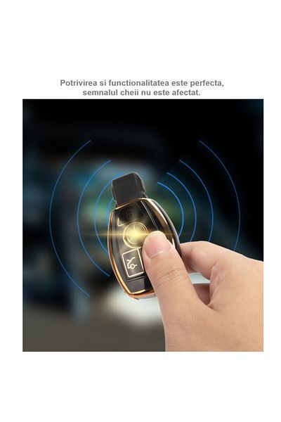 OEM Premium protective case for Mercedes-Benz key, high quality TPU material, compatible with Mercedes