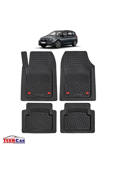 TEAMCAR ® Car Mats Tray Type Compatible With Bmw 2 Series F46 Gran Tourer (2015–2021)