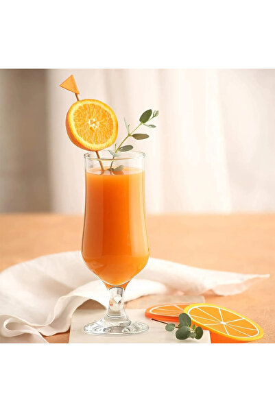 LAV Set of 6 Premium Beer Glasses, Extra Quality, Nevakar Model, LAV, 385 ml