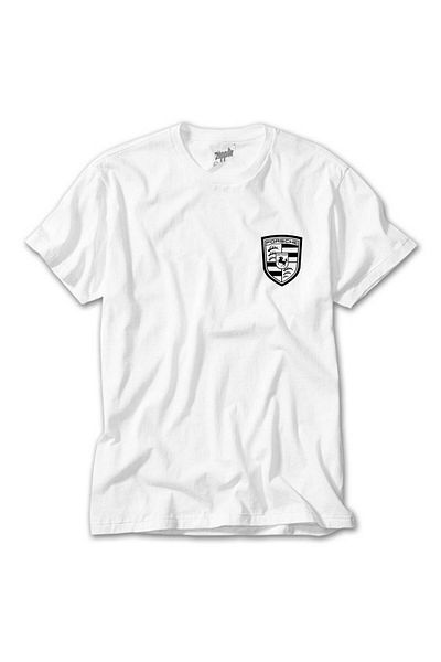 CrowsGate Porsche Logo Black White T-Shirt