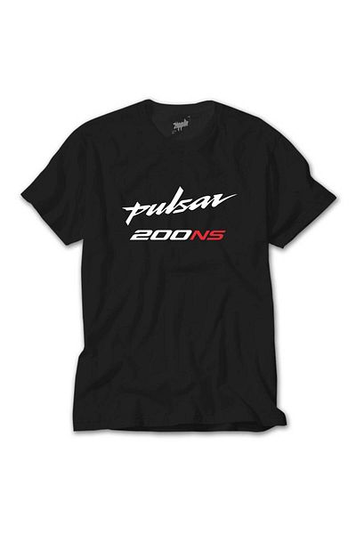 Z zepplin Pulsar Ns200 Text Black T-Shirt