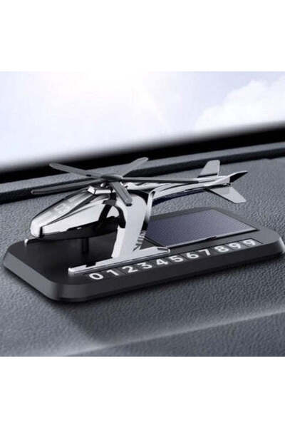 OEM Solar car air freshener with phone plate, helicopter, propeller, perfume diffuser