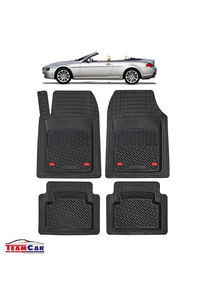 TEAMCAR ® Car Mats Tray Type Compatible With Bmw 6 Series E64 Convertible (2004–2010)