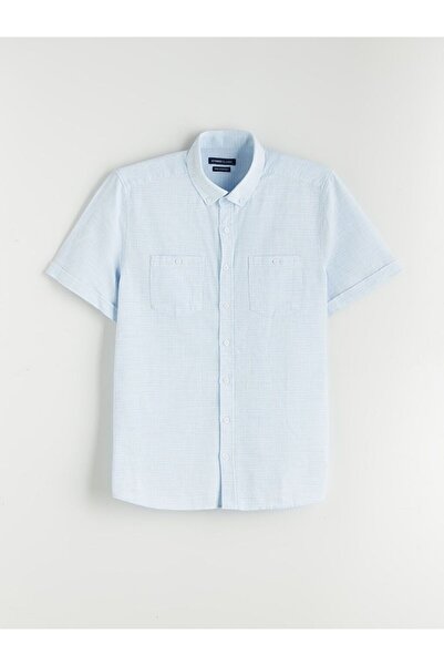 LC Waikiki Cămașă texturată pentru bărbați LCWAIKIKI Classic Regular Fit