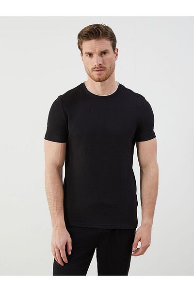 LC Waikiki Ανδρικό μπλουζάκι LCWAIKIKI Classic Crew Neck Plain