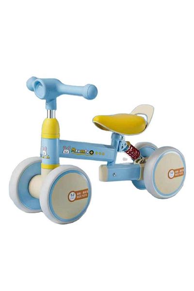 Picodino 3 in 1 Ride-On Balance Bike for Kids, Rocking Chair and Riding Vehicle, Blue