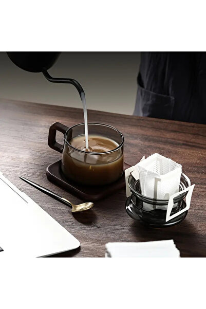 Safron Glass Teapot Tea Cup 200 ml - Heat Resistant High Borosilicate Glass