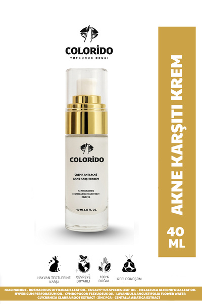 Colorido Kozmetik COLORİDO CREMA ANTI ACNE - AKNE,SİYAH NOKTA VE LEKE KARŞITI...