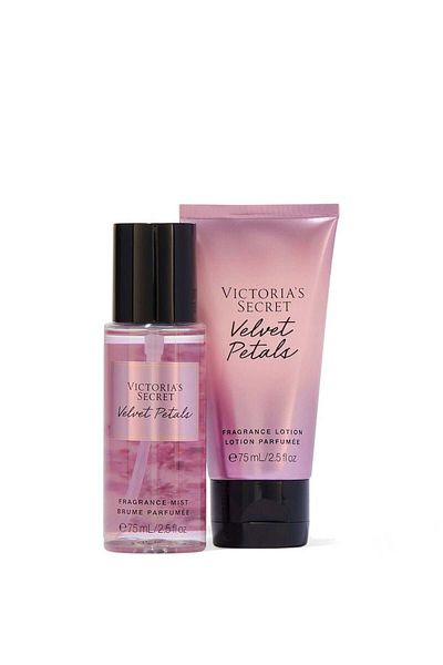 Victoria's Secret Victoria Secret Gift Set, Velvet Petals Gift Set, Body Spray 75 ml + Body Lotion 75 ml