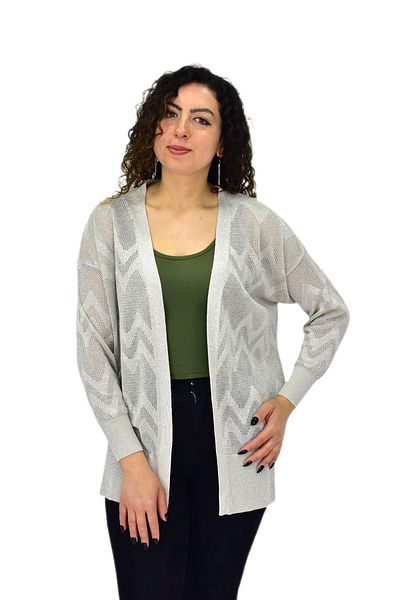 Nazalia Women's Knitwear Glittery Seasonal Cardigan Bgl-St04668