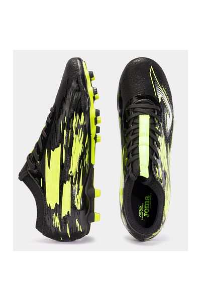 Joma Super Copa 2201 Men's Black Green Football Cleats Supw2201Fg