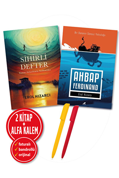 Destek Yayınları Alfa Kalem+ Erol Hızarcı 2 Kitap(Sihirli Defter+Ahbap Ferdin...