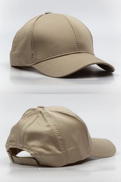LAGRANZE Dark Beige Men's Adjustable Cotton Sports Hat