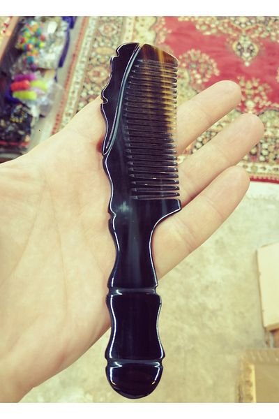 Efsoon Organics Bone Comb Buffalo Horn Special Design 100% Horn Comb