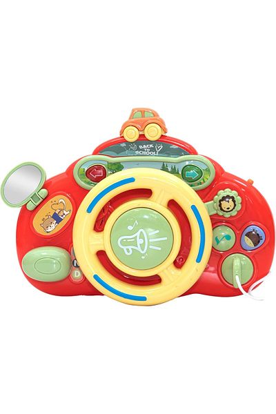 Moon Toddler Steering Wheel Toy for Boys & Girls – Interactive Toy with Realistic Sounds