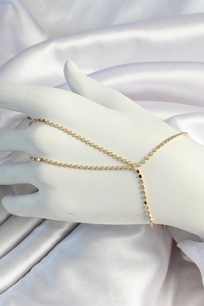 NEZADE STORE Brass Gold Color Crushed Chain Shahmeran - Tj-Sn642