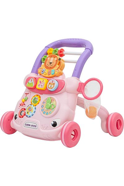 Moon Baby Push Activity Walker, for Baby Boy Girl 18-Months+ with Educational Play Learnin