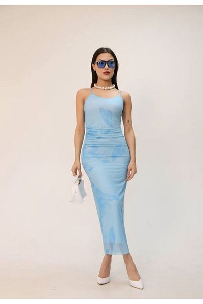 OTAKU Rochie de damă, cu potrivire confortabilă, cu imprimeu floral galben, căptușită, cu bretele reglabile