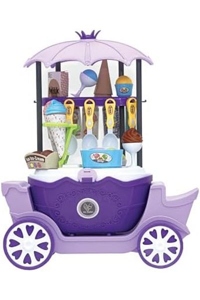 Moon Ice Cream Cart - 69 Pcs Ice Cream Cart Playset, Fun, Educational