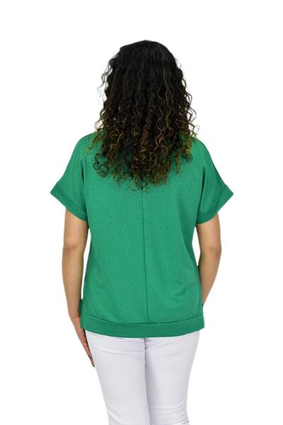 lavella Tricou de damă cu jumătate de mânecă cu decolteu în V Stone Lycra BGL-ST04653