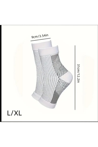 ORGANICYOU 1 ÇİFT Nöropati Çorabı, Bileklik Çorap Sıkıştırma Çorabı