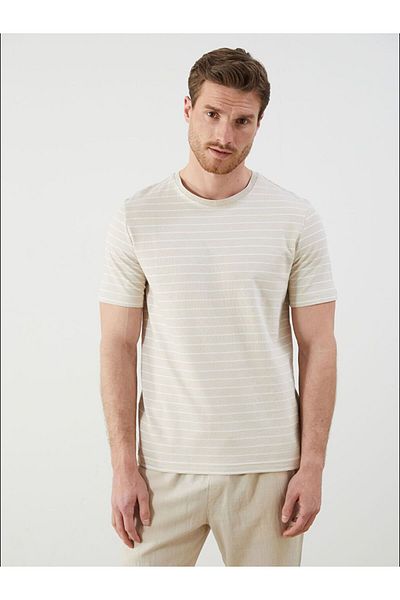 LC Waikiki Lcwaikiki Classic Crew Neck Striped Men's T-Shirt