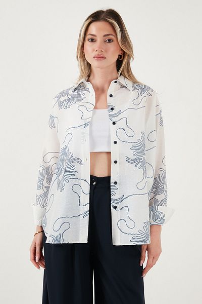 Lela Patterned Regular Fit Long Sleeve Shirt Shirt 6773200