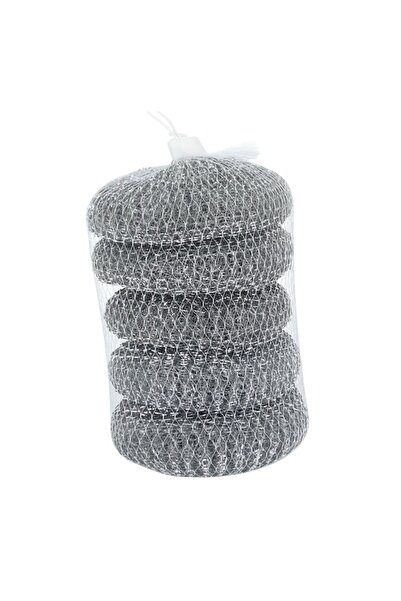 LYOBEST Set 5 Bureti spiralati de sarma din inox pentru curatarea oalelor si tigailor