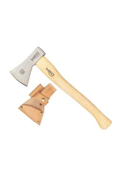 NEO Topor, Coada Lemn, Cu Teaca Din Piele, Model Survival, 400 G,